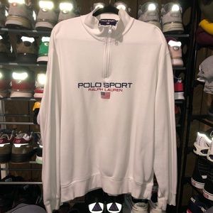 Vintage polo sport 1/4 zip sweatshirt